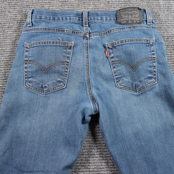 Levi’s 511 Jeans Boys 16 Regular Blue Slim Stretch Distressed W28 L30 - Picture 9 of 12
